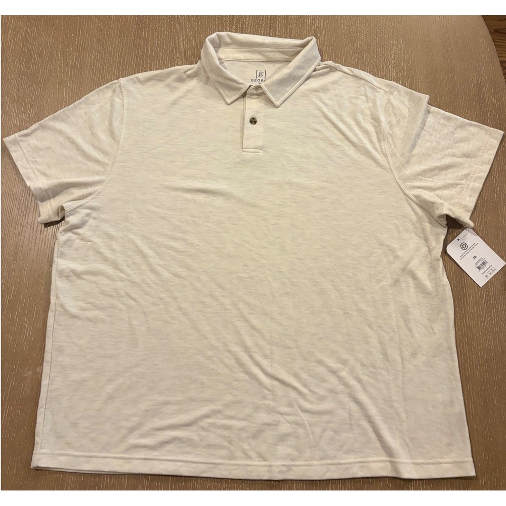 George Polo Mens 2XL Soft Polyester Blend Short Sleeve Golf